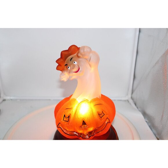 Ghost in Pumpkin Light - Merck Old World Christmas - 1998 - Rare - Picture 2 of 6